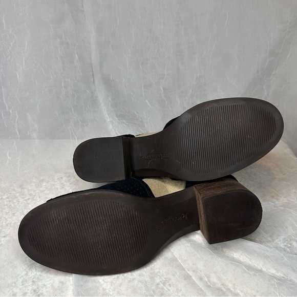 Koolaburra by Ugg Black Suede Open Toe Block Heel Sandal Shoes | Sz 10 - Picture 3 of 17